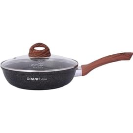 Kukmara Granit ultra (original) жиынтығынан СГО241А тұтқасы, шыны қақпағы бар АП табасы 24 см фото