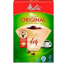 Фильтры бумажные для кофе Melitta 1X4/80 NB, 6658182 фото