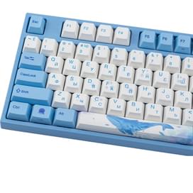 Varmilo VA108M Sea Melody - Cherry MX Blue (VA108MC2W/WBPE7HR) ойын пернетақтасы фото