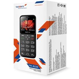 Texet Ұялы телефоны GSM TM-B226 BLX-D-2.31-0.3-0 Black/Red фото