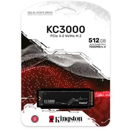 Внутренний SSD M.2 2280 512GB Kingston KC3000 PCIe 4.0 x4 NVMe (SKC3000S/512G) фото