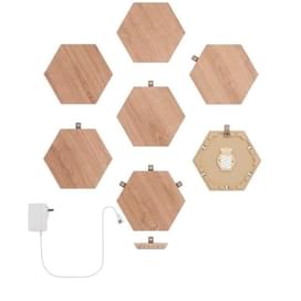 Умная система освещения Nanoleaf Wood Look Hexagons Starter Kit - 7 панелей (NL52-K-7002HB-7PK) фото