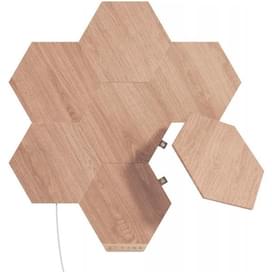 Умная система освещения Nanoleaf Wood Look Hexagons Starter Kit - 7 панелей (NL52-K-7002HB-7PK) фото