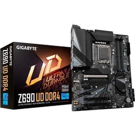 Материнская плата Gigabyte Z690 UD DDR4 LGA1700 4DDR4 PCI-E 3x16 2x1 (HDMI+DP) ATX фото