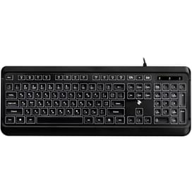 Клавиатура проводная USB 2E KS120, Black (2E-KS120UB) фото