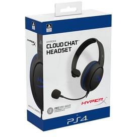 Игровая гарнитура HyperX Cloud Chat PS4, Black/Blue (4P5J3AM#ABB) фото