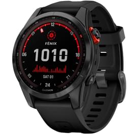 Смарт-часы Garmin Fenix 7S Solar, Slate Gray with Black Band фото