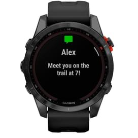 Смарт-часы Garmin Fenix 7S Solar, Slate Gray with Black Band фото