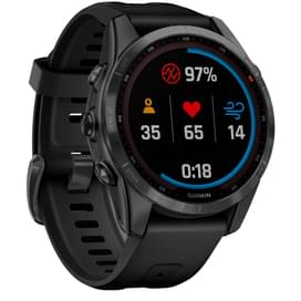 Смарт-часы Garmin Fenix 7S Solar, Slate Gray with Black Band фото