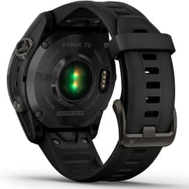 Смарт-часы Garmin Fenix 7S Sapphire Solar, Carbon Gray DLC Titanium with Black Band фото