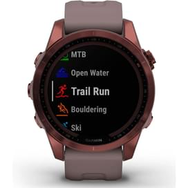 Смарт-часы Garmin Fenix 7S Sapphire Solar, Dark Bronze Titanium with Shale Gray Band фото