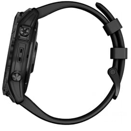 Смарт-часы Garmin Fenix 7X Sapphire Solar, Black DLC Titanium with Black Band (010-02541-23) фото