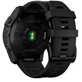 Смарт-часы Garmin Fenix 7X Sapphire Solar, Black DLC Titanium with Black Band (010-02541-23) фото