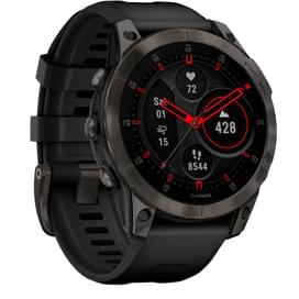 Смарт-часы Garmin EPIX gen 2, Sapphire, Black/Gray DLC Titanium with Silicone band (010-02582-11) фото