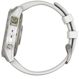 Смарт-часы Garmin EPIX gen 2, Sapphire, Carrera White/Titanium with Silicone Band (010-02582-21) фото