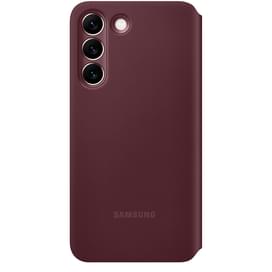 Чехол для Samsung Galaxy S22 Smart Clear View Cover, Burgundy (EF-ZS901CEEGRU) фото