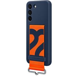 Чехол для Samsung Galaxy S22 Silicone with Strap Cover, Navy (EF-GS901TNEGRU) фото