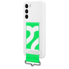 Чехол для Samsung Galaxy S22 Silicone with Strap Cover, White (EF-GS901TWEGRU) фото