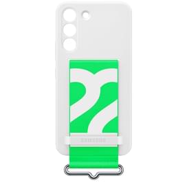 Чехол для Samsung Galaxy S22 Silicone with Strap Cover, White (EF-GS901TWEGRU) фото