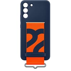 Чехол для Samsung Galaxy S22+ Silicone with Strap Cover, Navy (EF-GS906TNEGRU) фото