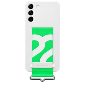 Samsung Galaxy S22+ Silicone with Strap Cover, White (EF-GS906TWEGRU) арналған тысқабы фото