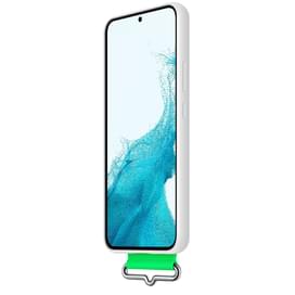 Samsung Galaxy S22+ Silicone with Strap Cover, White (EF-GS906TWEGRU) арналған тысқабы фото