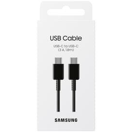 Кабель Type-C - Type-C, Samsung, 3A, 1,8м, Черный (EP-DX310JBRGRU) фото