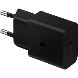 Адаптер питания Samsung, 1*Type-C 15Вт, Black (EP-T1510NBEGRU) фото