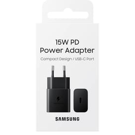 Адаптер питания Samsung, 1*Type-C 15Вт, Black (EP-T1510NBEGRU) фото