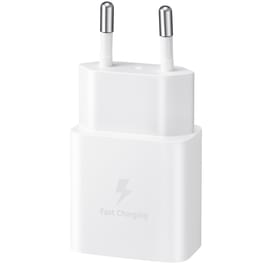 Адаптер питания Samsung, 1*Type-C 15Вт+Cable, White (EP-T1510XWEGRU) фото
