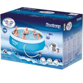 Надувной бассейн BESTWAY, 305 x 76 см, 3800 л, с фильтр-насосом(57270 BESTWAY) фото