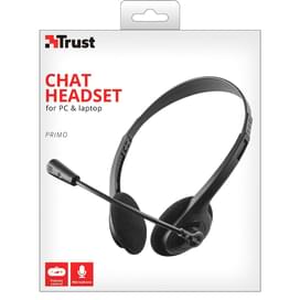 Гарнитура Trust Primo Chat, Black (21665) фото