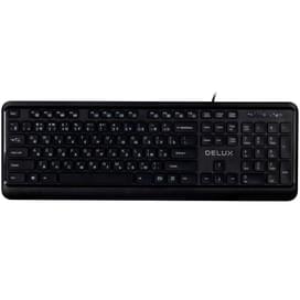 Клавиатура Проводная USB Delux DLK-290UB, Black фото