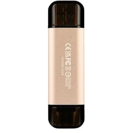 USB Флешка 128GB Transcend JetFlash 930C Type-A/Type-C 3.2 Gen 1 (3.1) Gold Металл (TS128GJF930C) фото