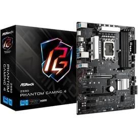 ASRock Жүйелік тақшасы Z690 Phantom Gaming 4 LGA1700 4DDR4 PCI-E 2x16 3x1 (HDMI) ATX фото