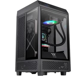 ПК корпус Thermaltake The Tower 100 MiniTower, window, Black mITX (CA-1R3-00S1WN-00) фото