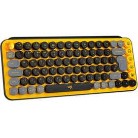 Клавиатура беспроводная USB/BT Logitech POP Keys, Yellow (920-010716) фото