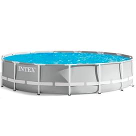 Каркасный бассейн INTEX, 457 х 107 см, 14614 л, с фильтр-насосом (26724NP) фото