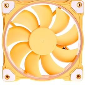Кулер для кейса ID-COOLING ZF-12025 Lemon Yellow, 120mm (ZF-12025-Yellow) фото