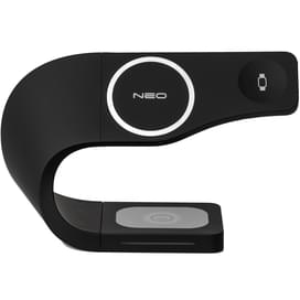 Беспроводное зарядное устройство NEO, 3 in 1, Magnetic Wireless Charge, Black (NEO-T3WC-IPBK) фото