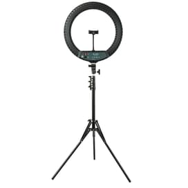 Кольцевая лампа Neo-18 RGB форма треноги, touch screen, 55W (HQ-18 RGB Tripod) фото
