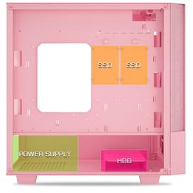 darkFlash DLV22 MidTower кейсі, window, Pink ATX (DLV22 Pink) фото