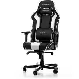Игровое компьютерное кресло DXRacer New King Series, Black/White (GC/K99/NW) фото