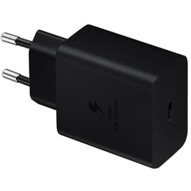 Адаптер питания Samsung, 1*USB 45Вт+Cable, Black (EP-T4510XBEGRU) фото