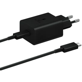 Адаптер питания Samsung, 1*USB 45Вт+Cable, Black (EP-T4510XBEGRU) фото