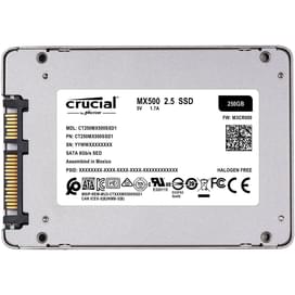Внутренний SSD 2.5" 7мм 250GB Crucial MX500 SATA-III 3D TLC (CT250MX500SSD1) фото