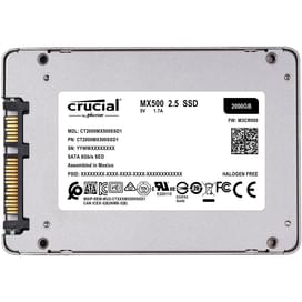 Внутренний SSD 2.5" 7мм 2TB Crucial MX500 SATA-III 3D TLC (CT2000MX500SSD1) фото