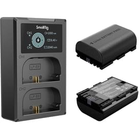 Зарядное устройство и два аккумулятора SmallRig 3821 Canon LP-E6NH фото