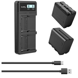 SmallRig 3823 Sony NP-F970 қуаттау құрылғы мен екi аккумуляторы фото