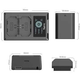 SmallRig 3824B Sony NP-FZ100 қуаттау құрылғы мен екi аккумуляторы фото